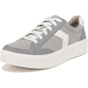 Dr. Scholl’s Shoes Women’s Madison Lace Sneakers, Comfortable Sneakers(Grey/White)