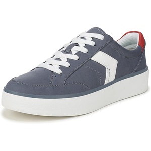 Dr. Scholl’s Shoes Women’s Madison Lace Sneakers, Comfortable Sneakers(Red White Blue Microfiber)