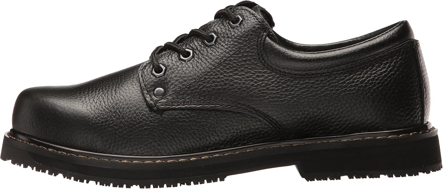 image:imageDr Scholls Shoes Mens Harrington II Slip Resistant Oxford Work ShoesBlack