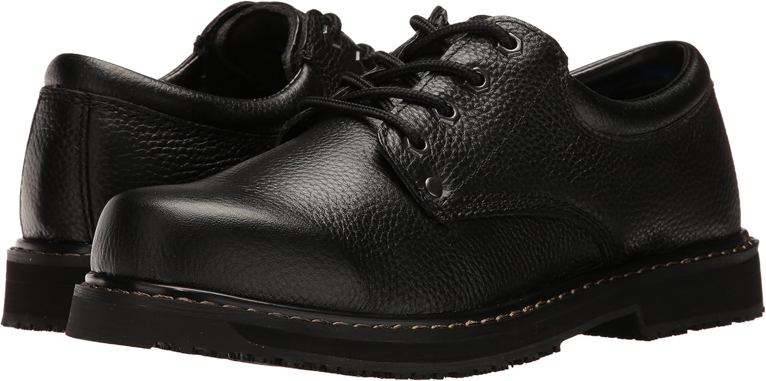 image:imageDr Scholls Shoes Mens Harrington II Slip Resistant Oxford Work ShoesBlack