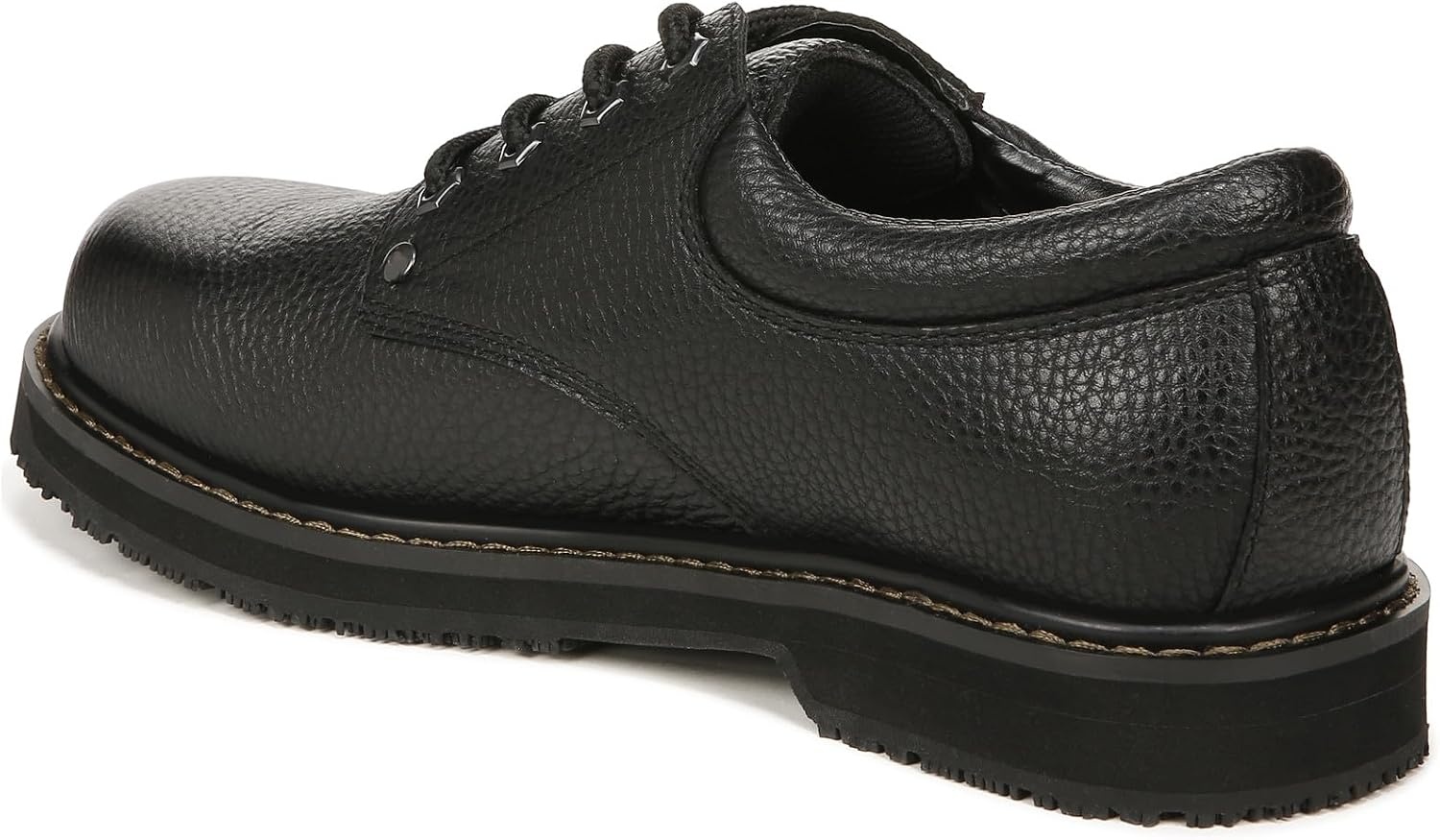 image:imageDr Scholls Shoes Mens Harrington II Slip Resistant Oxford Work ShoesBlack Leather