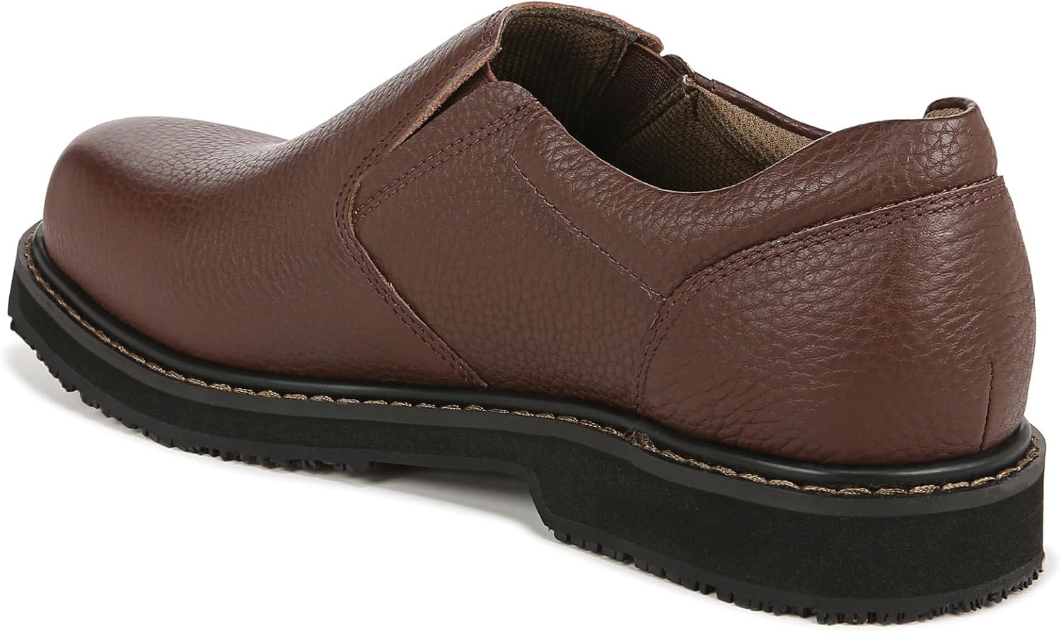 image:imageDr Scholls Shoes Mens Winder II Slip Resistant Work LoaferBrown Tumbled Leather