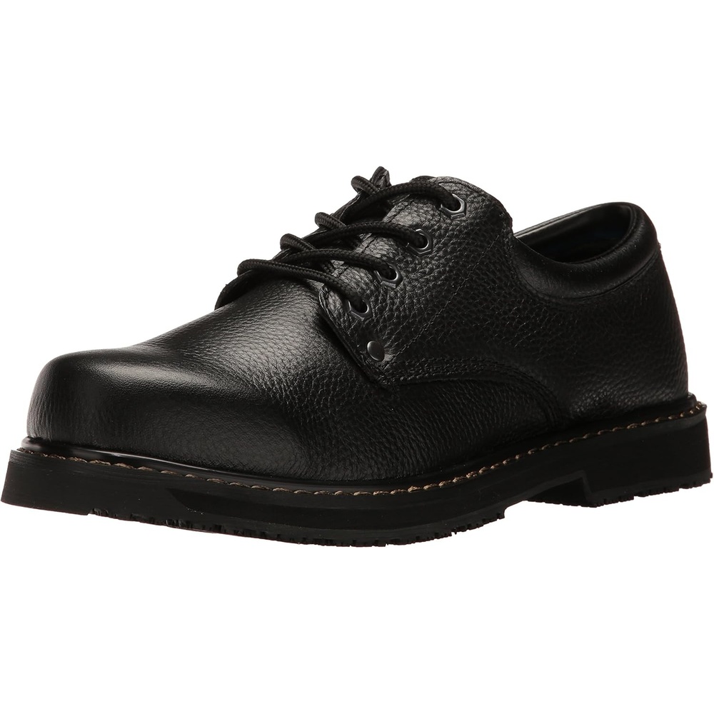 image:imageDr Scholls Shoes Mens Harrington II Slip Resistant Oxford Work ShoesBlack