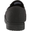 Dr. Scholl’s Shoes Men’s Valiant Slip Resistant Work Sneaker(Black)