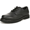 Dr. Scholl’s Shoes Men’s Harrington II Slip Resistant Oxford Work Shoes(Black Leather)