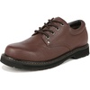Dr. Scholl’s Shoes Men’s Harrington II Slip Resistant Oxford Work Shoes(Bushwacker Brown)