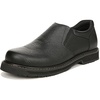 Dr. Scholl’s Shoes Men’s Winder II Slip Resistant Work Loafer(Black Leather)