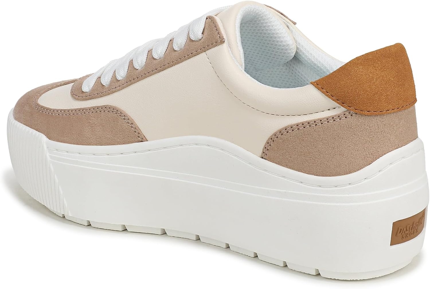 image:imageDr Scholls Shoes Womens Time Off Most Sneaker Womens Platform ShoesSandWhite