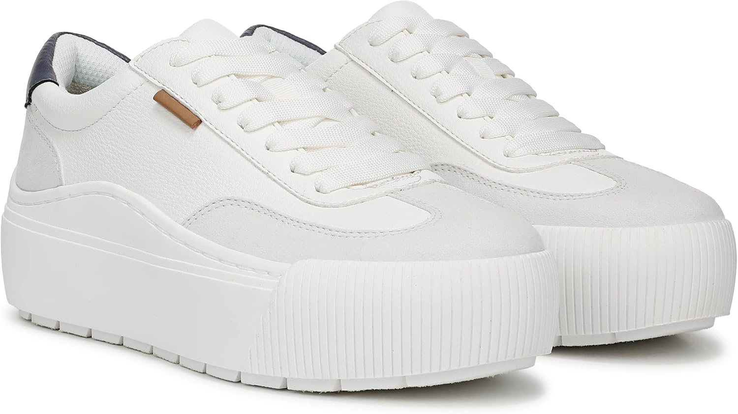 image:imageDr Scholls Shoes Womens Time Off Most Sneaker Womens Platform ShoesWhiteNavy
