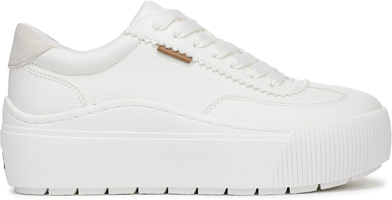 image:imageDr Scholls Shoes Womens Time Off Most Sneaker Womens Platform ShoesWhiteWhite
