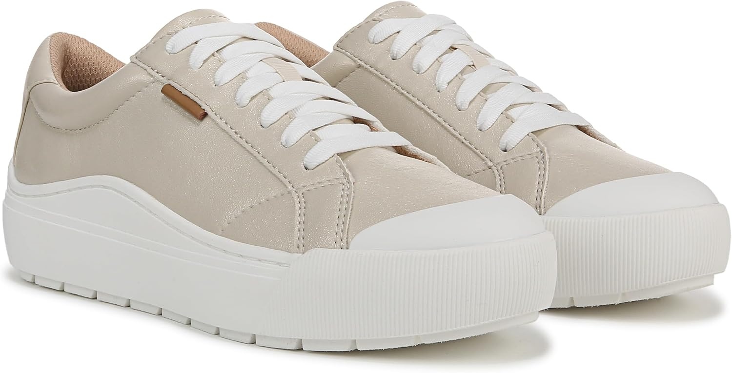 image:imageDr Scholls Shoes Womens Time Off Sneaker Comfortable Walking ShoesChampagne Smooth