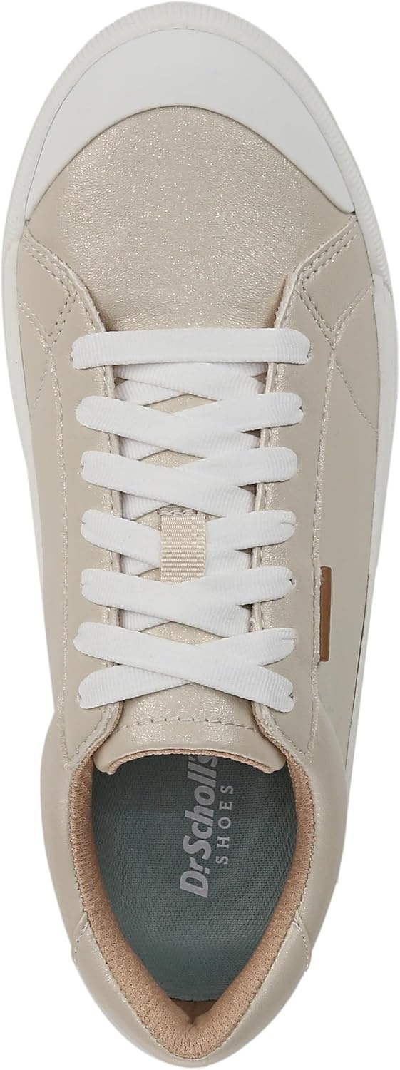 image:imageDr Scholls Shoes Womens Time Off Sneaker Comfortable Walking ShoesChampagne Sparkle Bansky Faux Leather