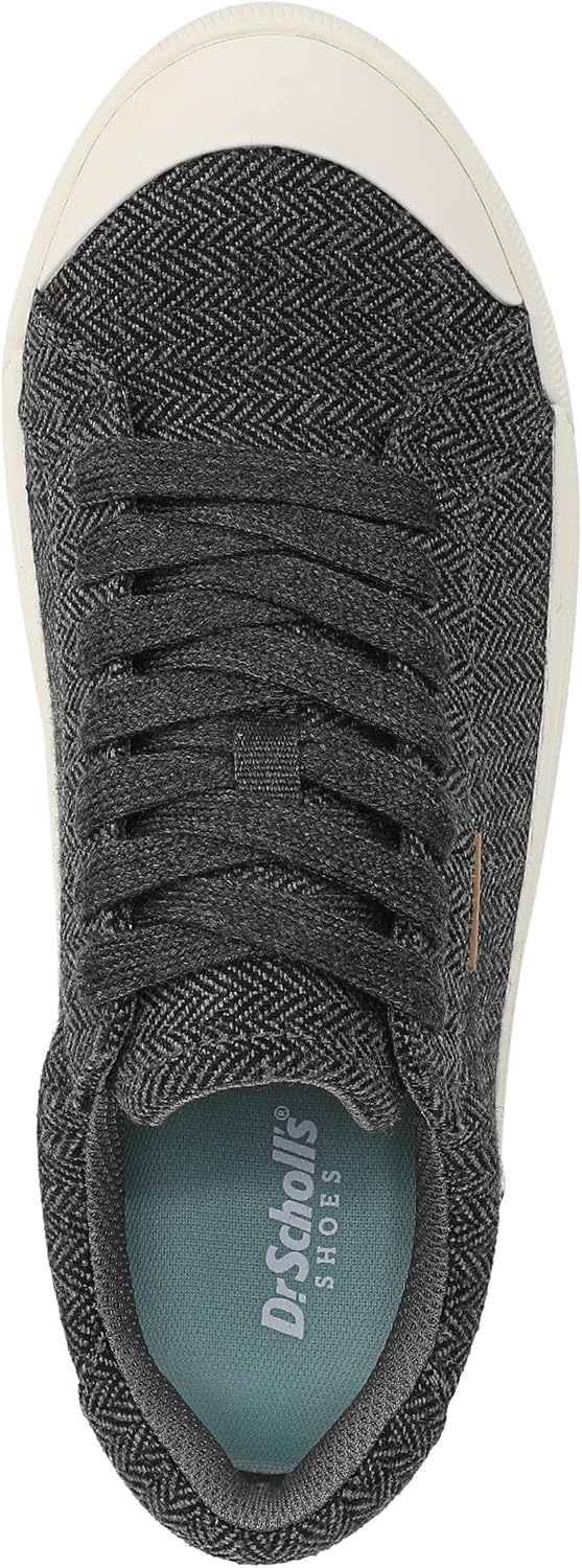 image:imageDr Scholls Shoes Womens Time Off Sneaker Comfortable Walking ShoesCharcoal Grey Herringbone