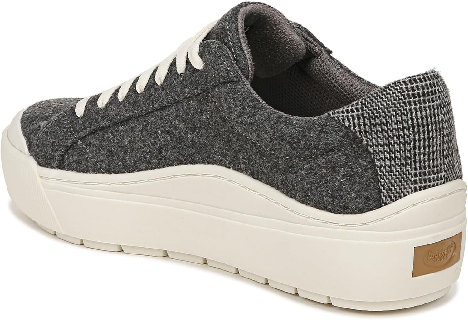 image:imageDr Scholls Shoes Womens Time Off Sneaker Comfortable Walking ShoesCharcoal Grey Wool Fabric