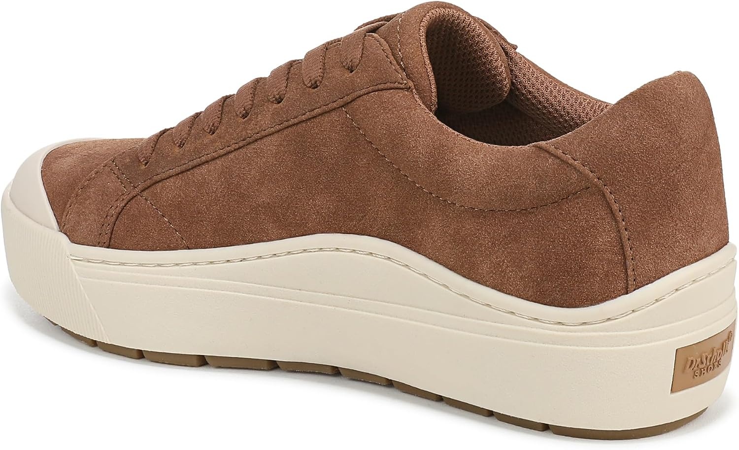 image:imageDr Scholls Shoes Womens Time Off Sneaker Comfortable Walking ShoesDark Honey Brown Faux Leather