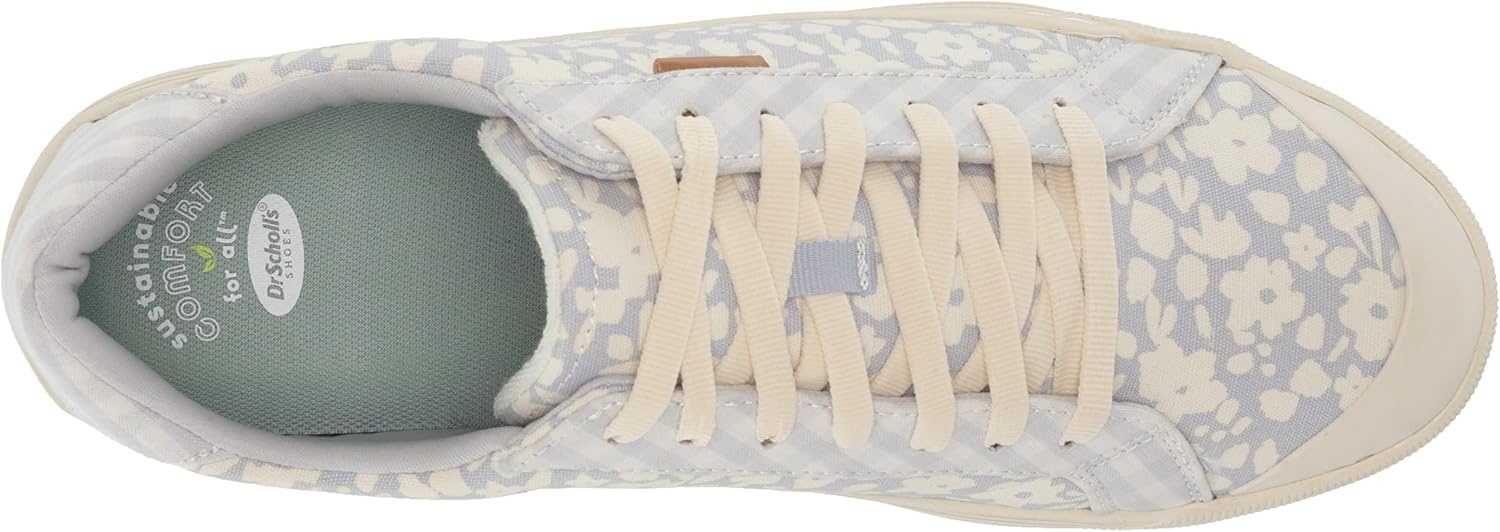 image:imageDr Scholls Shoes Womens Time Off Sneaker Comfortable Walking ShoesLady Blue Ribbed Neoprene