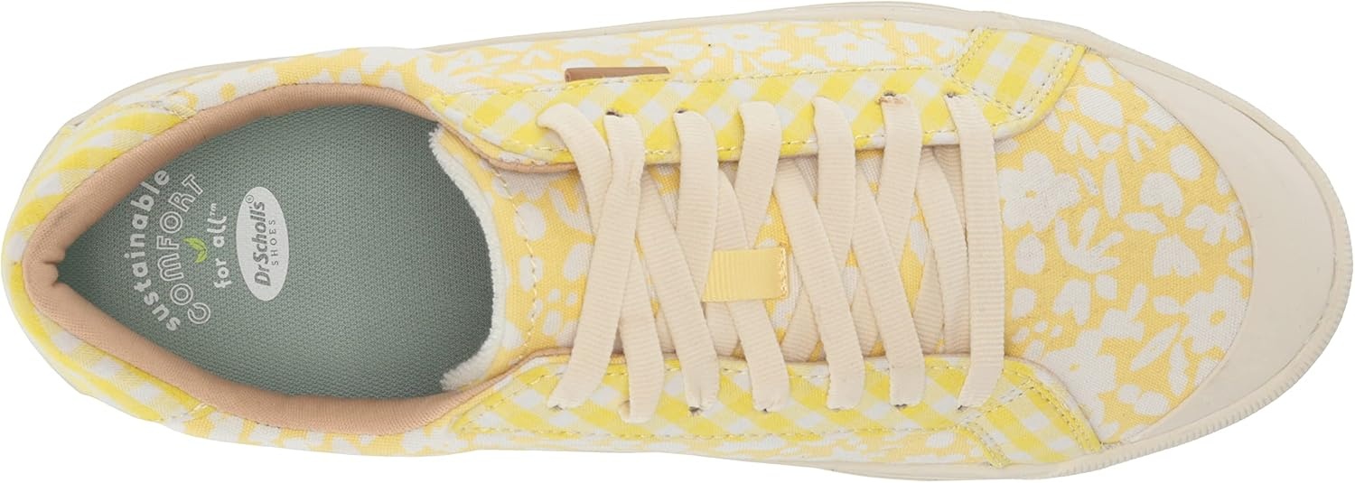 image:imageDr Scholls Shoes Womens Time Off Sneaker Comfortable Walking ShoesLemon Yellow Dream Fabric