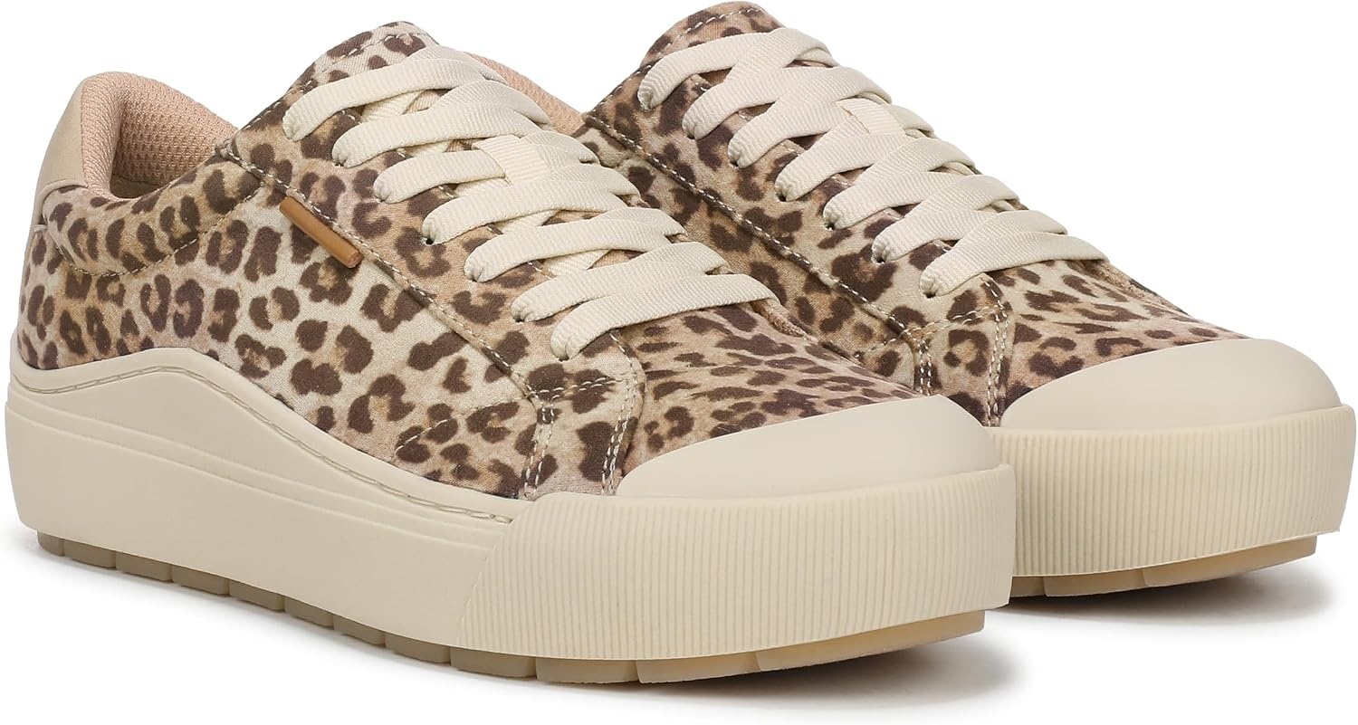 image:imageDr Scholls Shoes Womens Time Off Sneaker Comfortable Walking ShoesLeopard Light Sand Fabric