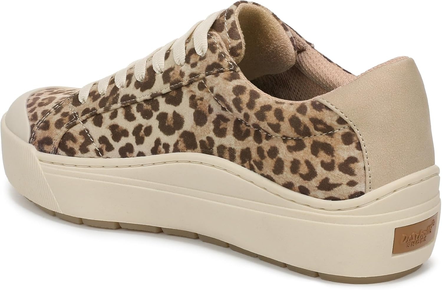 image:imageDr Scholls Shoes Womens Time Off Sneaker Comfortable Walking ShoesLeopard Light Sand Fabric