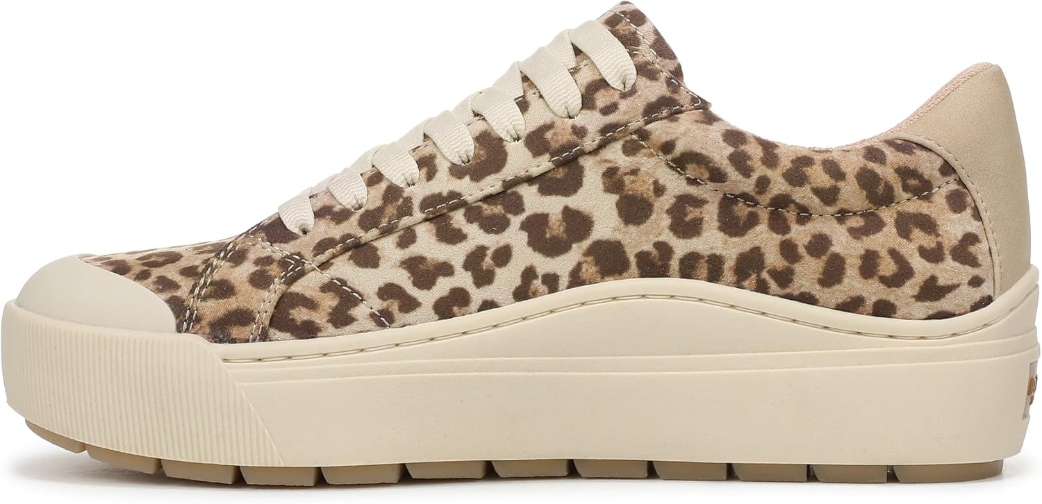image:imageDr Scholls Shoes Womens Time Off Sneaker Comfortable Walking ShoesLeopard Light Sand Fabric