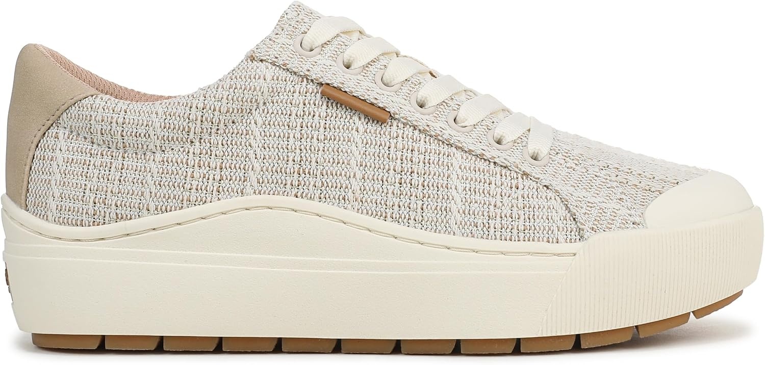 image:imageDr Scholls Shoes Womens Time Off Sneaker Comfortable Walking ShoesLight Gold Woven