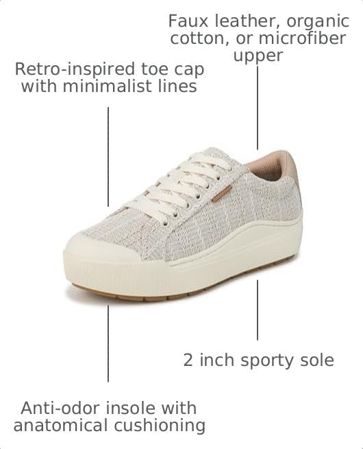 image:imageDr Scholls Shoes Womens Time Off Sneaker Comfortable Walking ShoesLight Gold Woven