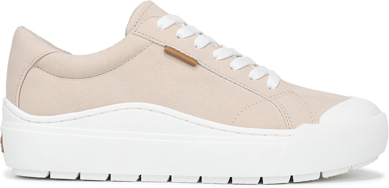 image:imageDr Scholls Shoes Womens Time Off Sneaker Comfortable Walking ShoesLight Sand Tan Faux Leather
