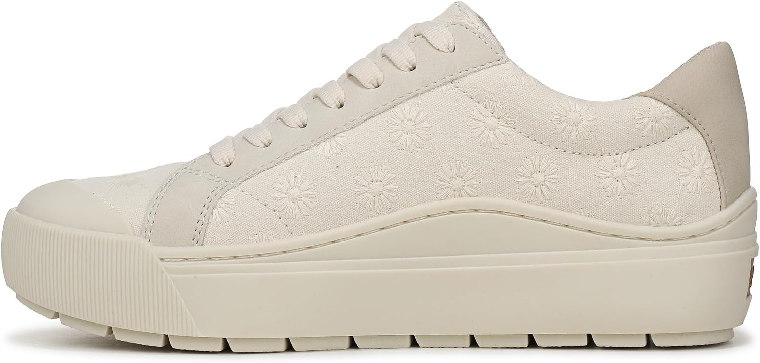 image:imageDr Scholls Shoes Womens Time Off Sneaker Comfortable Walking ShoesOff White Floral Fabric