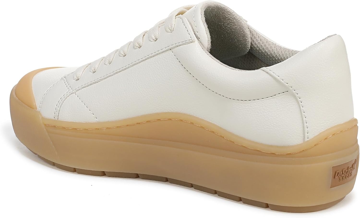 image:imageDr Scholls Shoes Womens Time Off Sneaker Comfortable Walking ShoesOff White Gum Sole