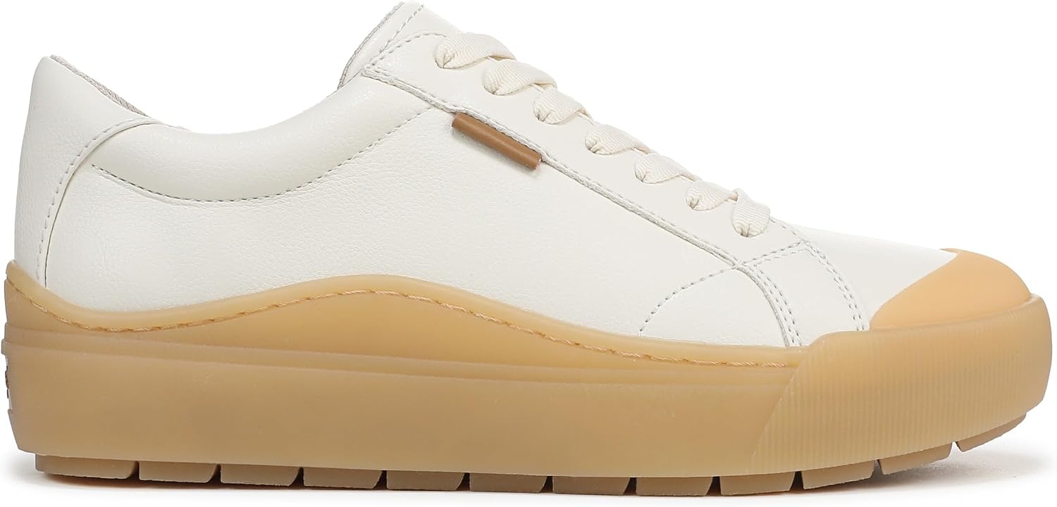 image:imageDr Scholls Shoes Womens Time Off Sneaker Comfortable Walking ShoesOff White Gum Sole