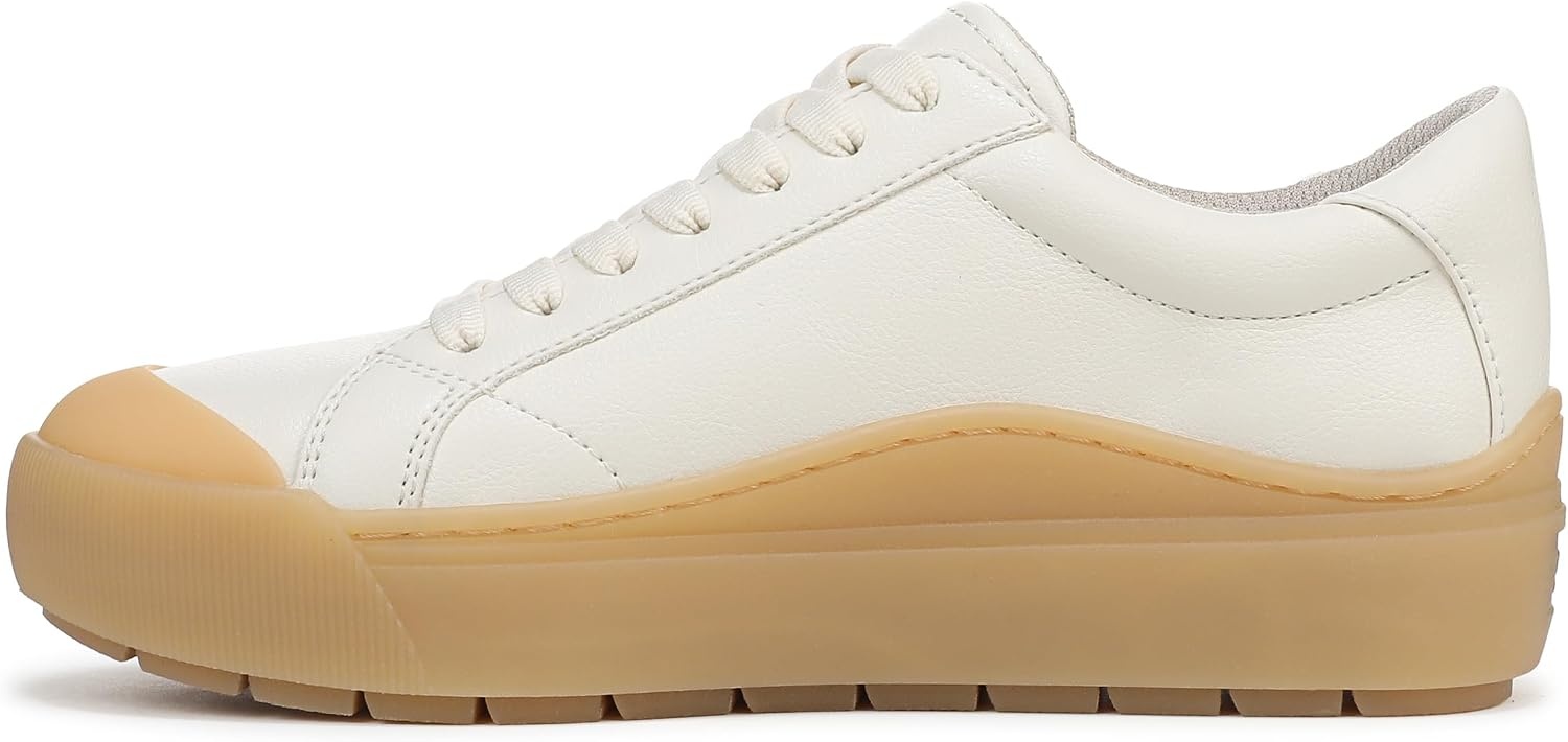 image:imageDr Scholls Shoes Womens Time Off Sneaker Comfortable Walking ShoesOff White Gum Sole