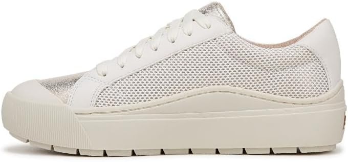 image:imageDr Scholls Shoes Womens Time Off Sneaker Comfortable Walking ShoesOff White MeshGold Metallic