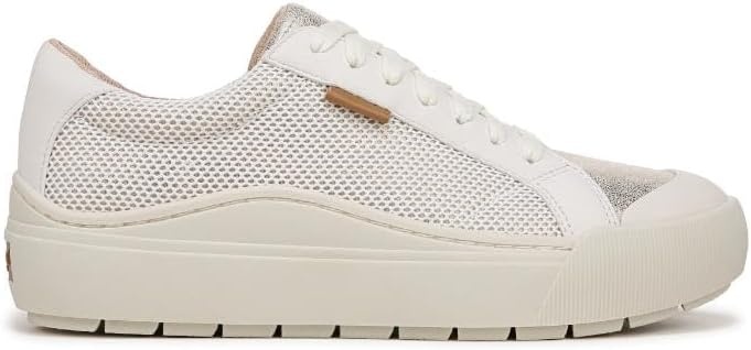 image:imageDr Scholls Shoes Womens Time Off Sneaker Comfortable Walking ShoesOff White MeshGold Metallic
