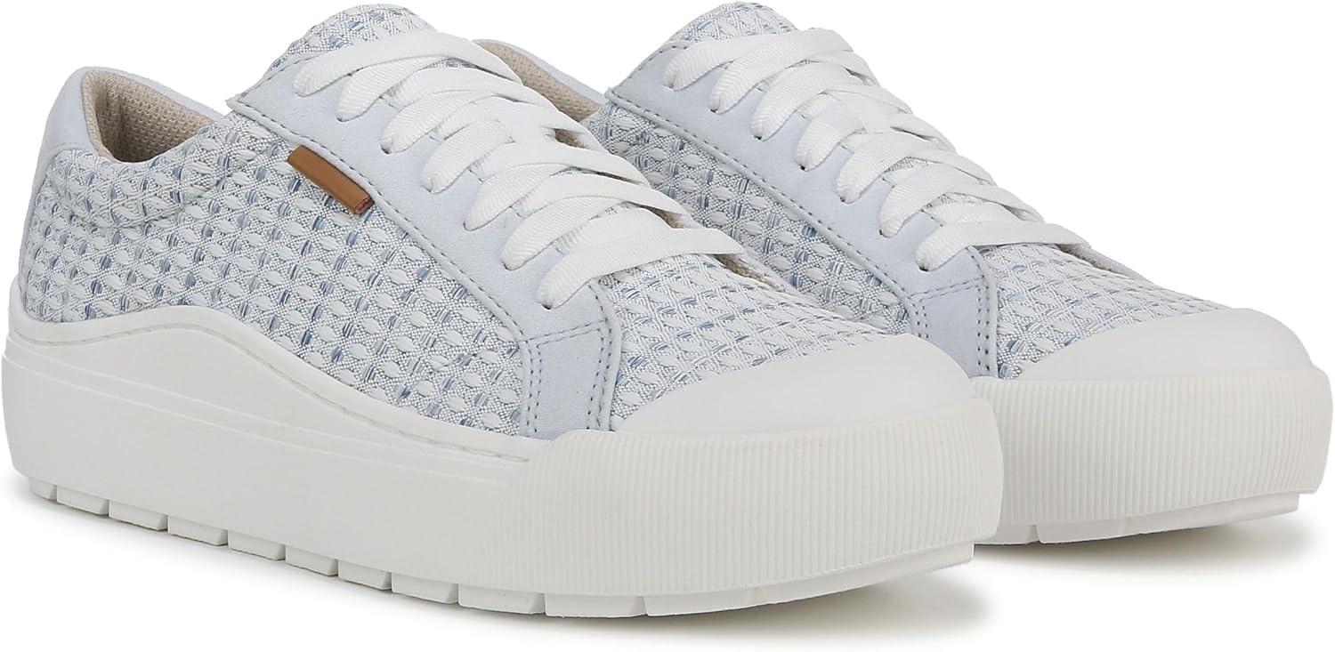 image:imageDr Scholls Shoes Womens Time Off Sneaker Comfortable Walking ShoesPowder Blue Fabric