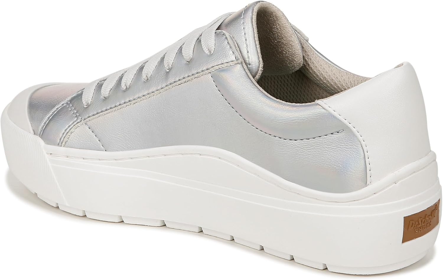 image:imageDr Scholls Shoes Womens Time Off Sneaker Comfortable Walking ShoesSilver Foil