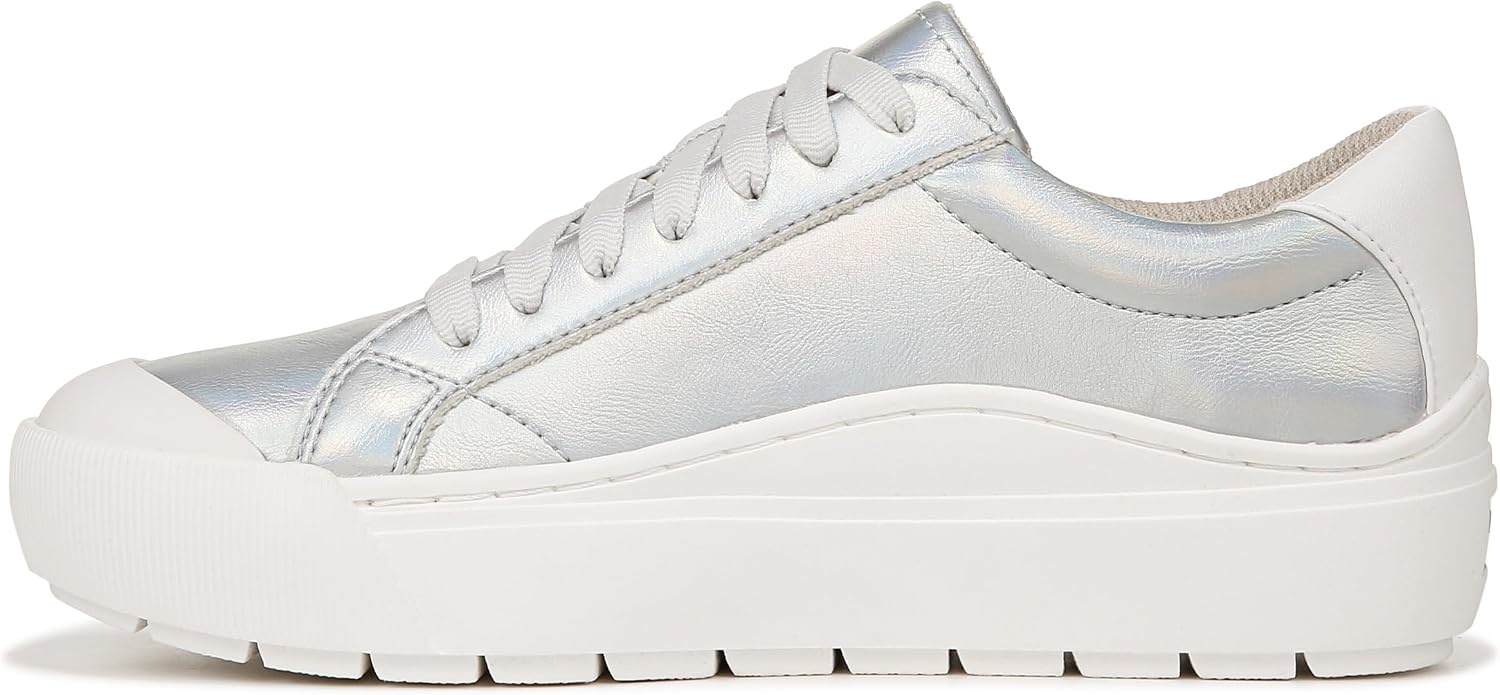 image:imageDr Scholls Shoes Womens Time Off Sneaker Comfortable Walking ShoesSilver Foil