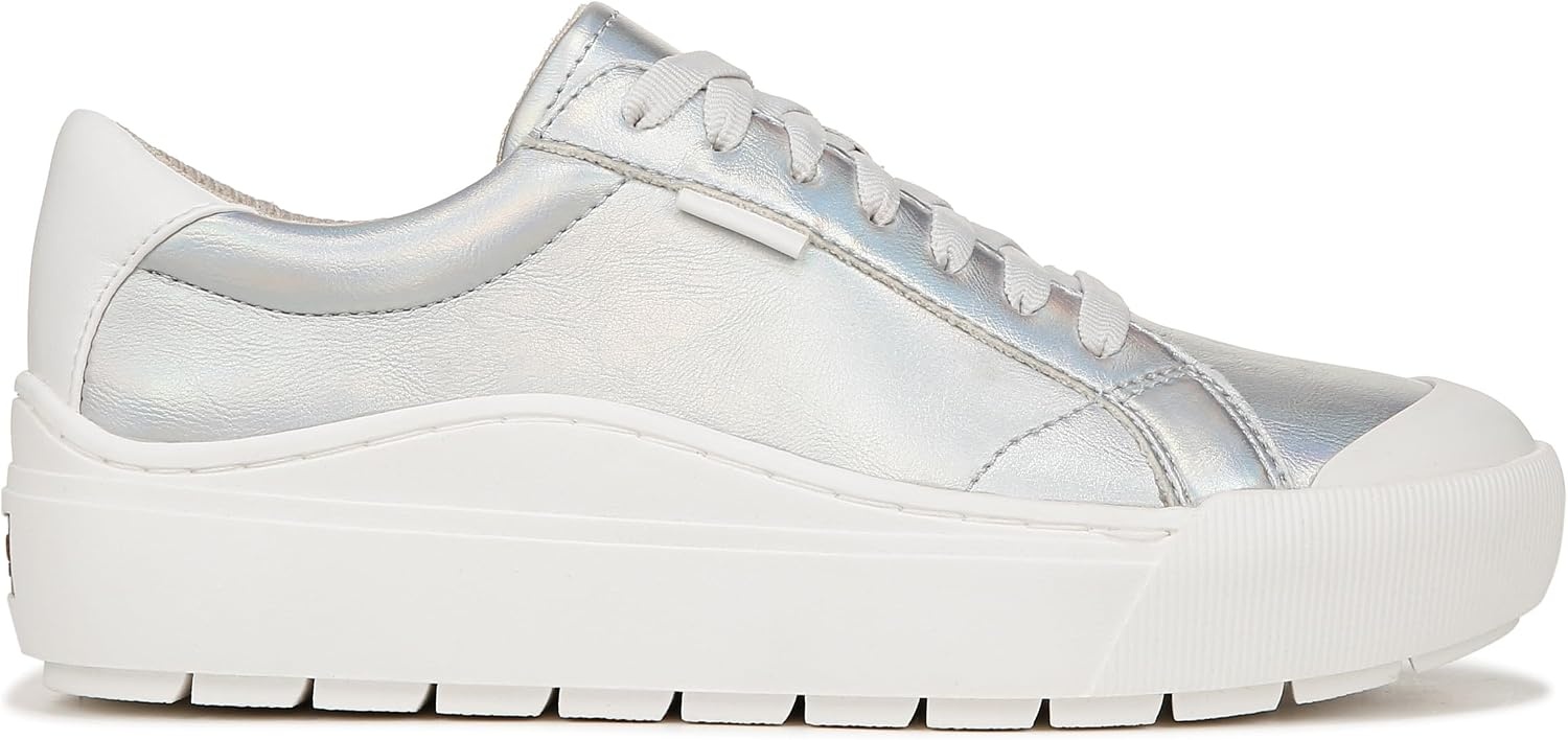 image:imageDr Scholls Shoes Womens Time Off Sneaker Comfortable Walking ShoesSilver Foil