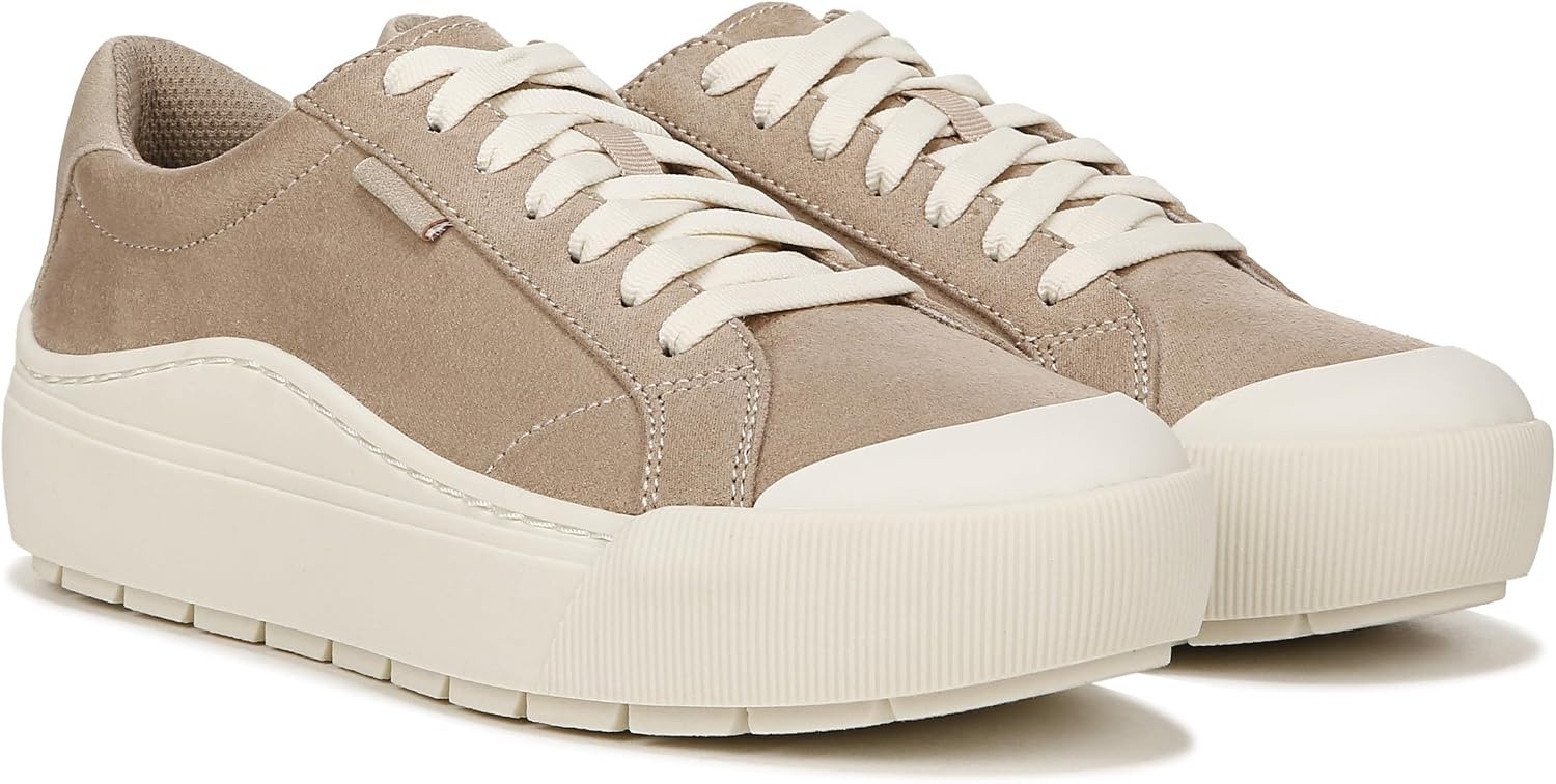 image:imageDr Scholls Shoes Womens Time Off Sneaker Comfortable Walking ShoesToasted Taupe Microfiber