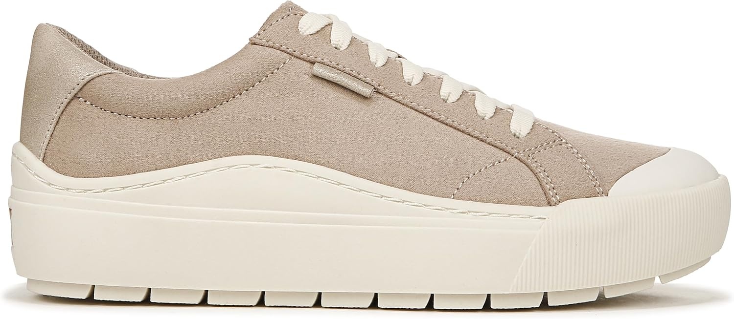 image:imageDr Scholls Shoes Womens Time Off Sneaker Comfortable Walking ShoesToasted Taupe Microfiber