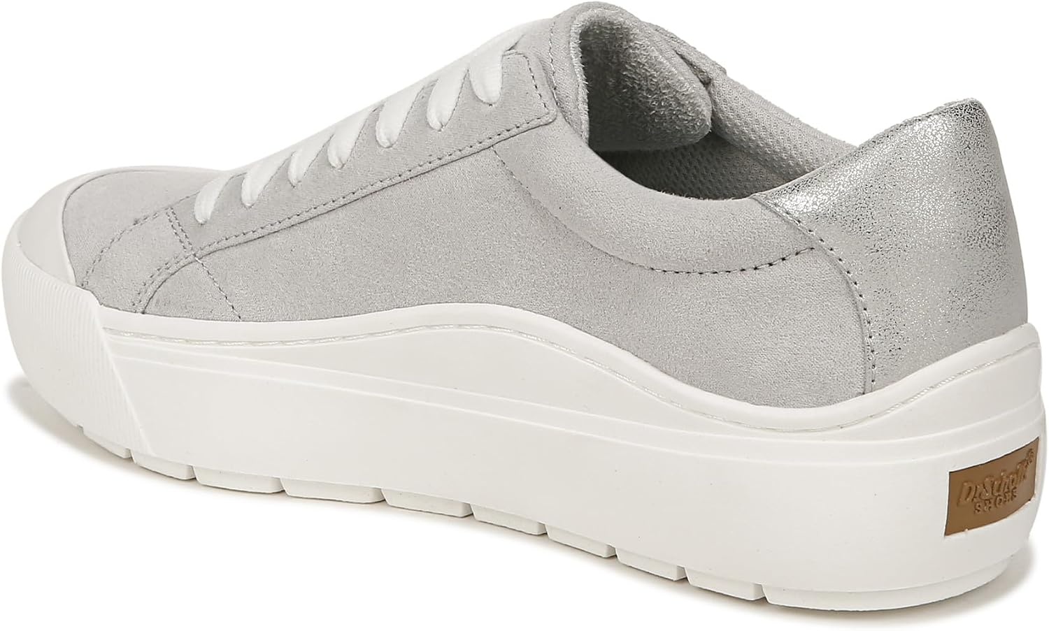image:imageDr Scholls Shoes Womens Time Off Sneaker Comfortable Walking ShoesVapor Grey Microfiber