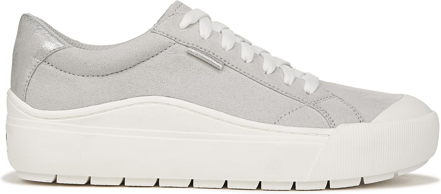 image:imageDr Scholls Shoes Womens Time Off Sneaker Comfortable Walking ShoesVapor Grey Microfiber