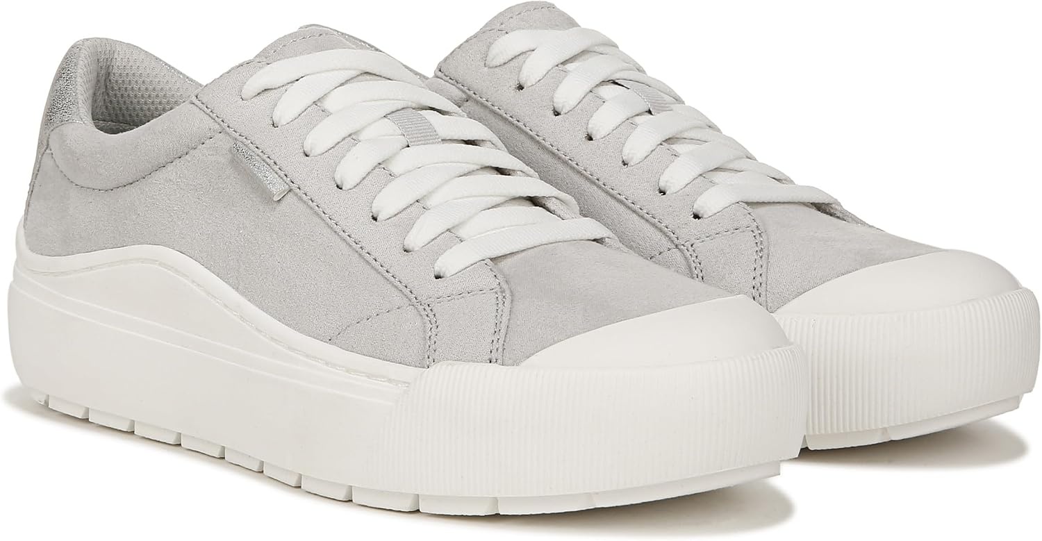 image:imageDr Scholls Shoes Womens Time Off Sneaker Comfortable Walking ShoesVapor Grey Microfiber