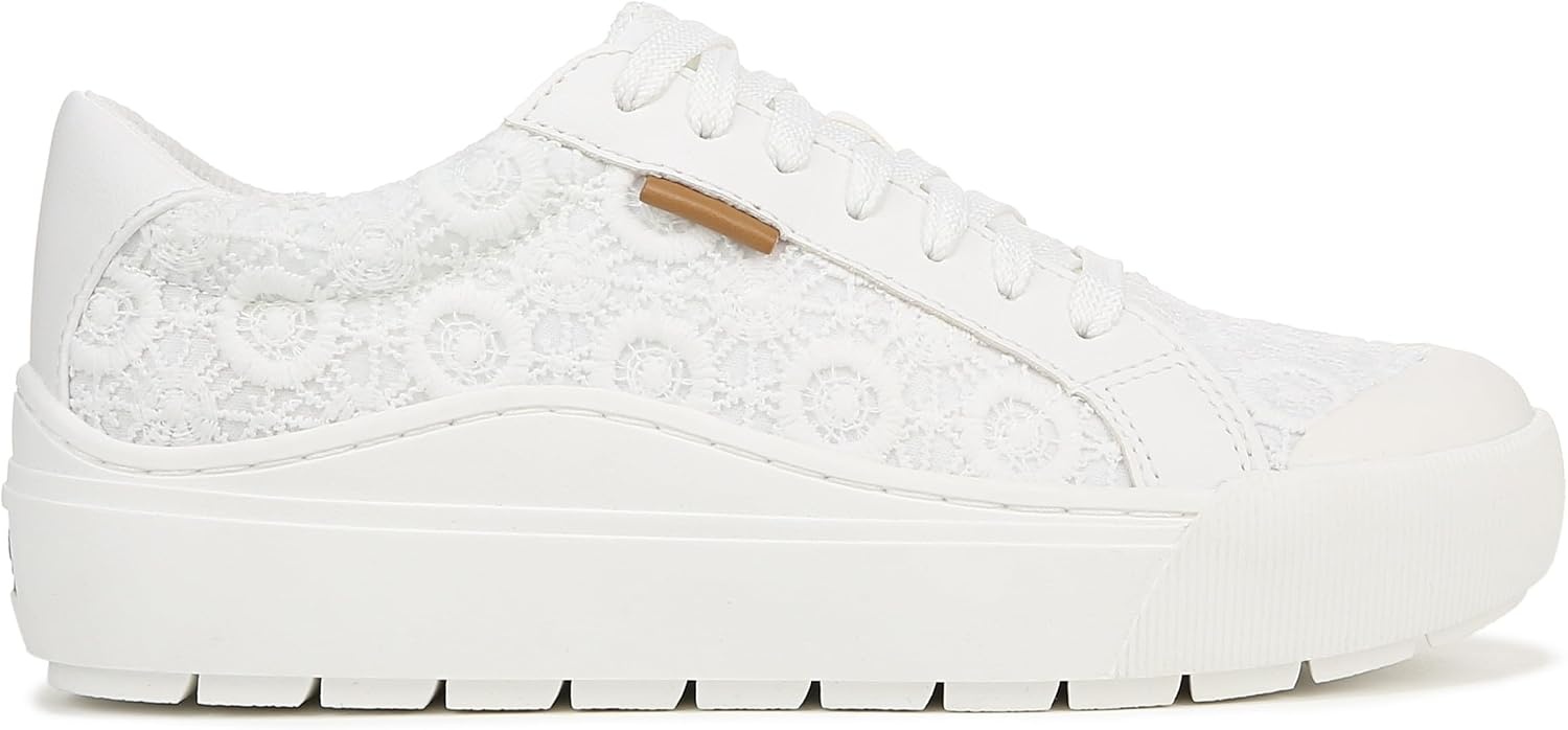image:imageDr Scholls Shoes Womens Time Off Sneaker Comfortable Walking ShoesWhite Crochet Lace