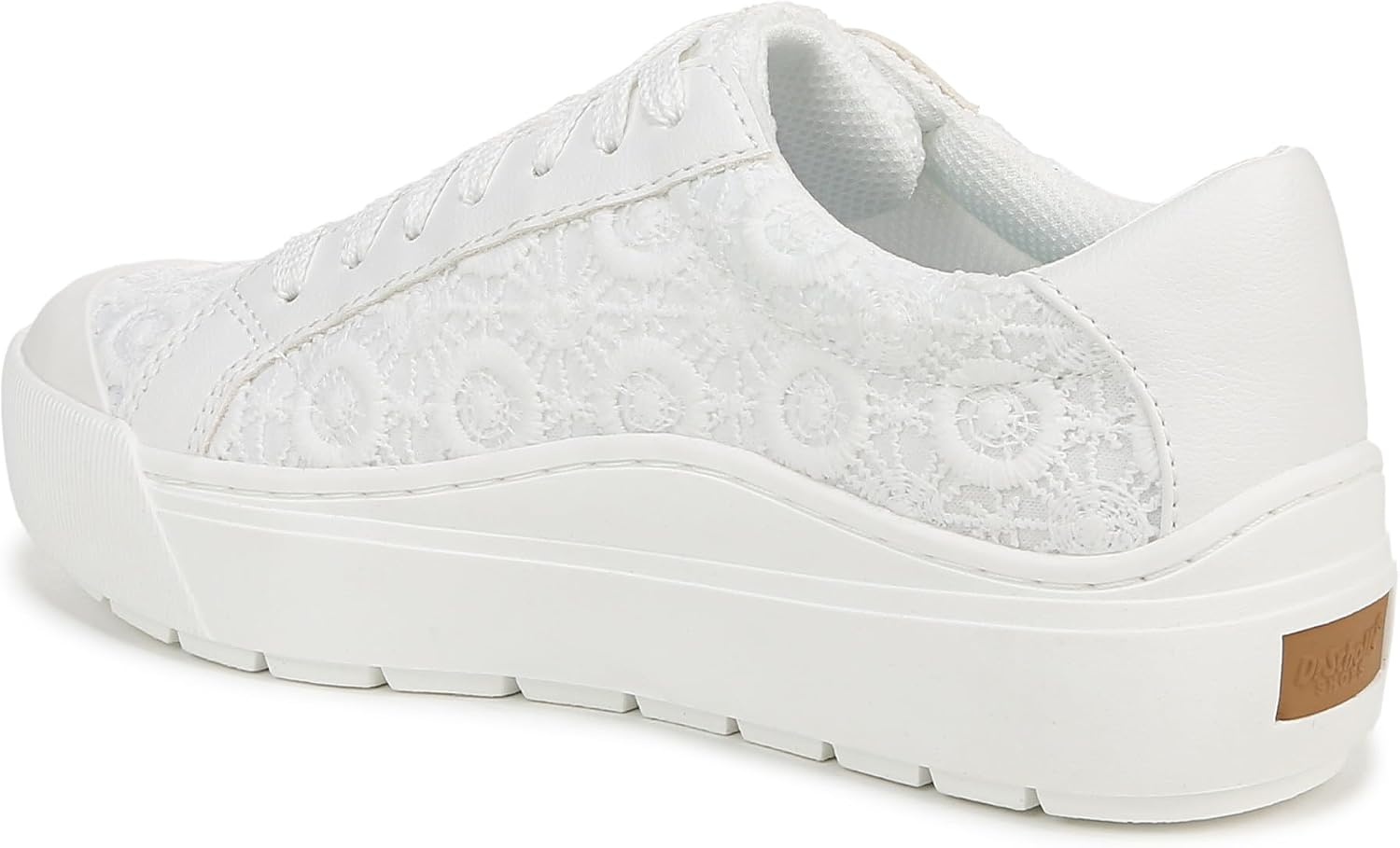 image:imageDr Scholls Shoes Womens Time Off Sneaker Comfortable Walking ShoesWhite Crochet Lace