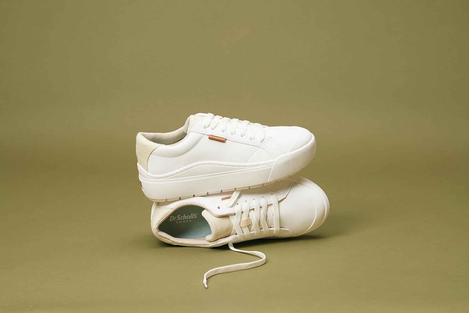 image:imageDr Scholls Shoes Womens Time Off Sneaker Comfortable Walking ShoesWhite Synthetic
