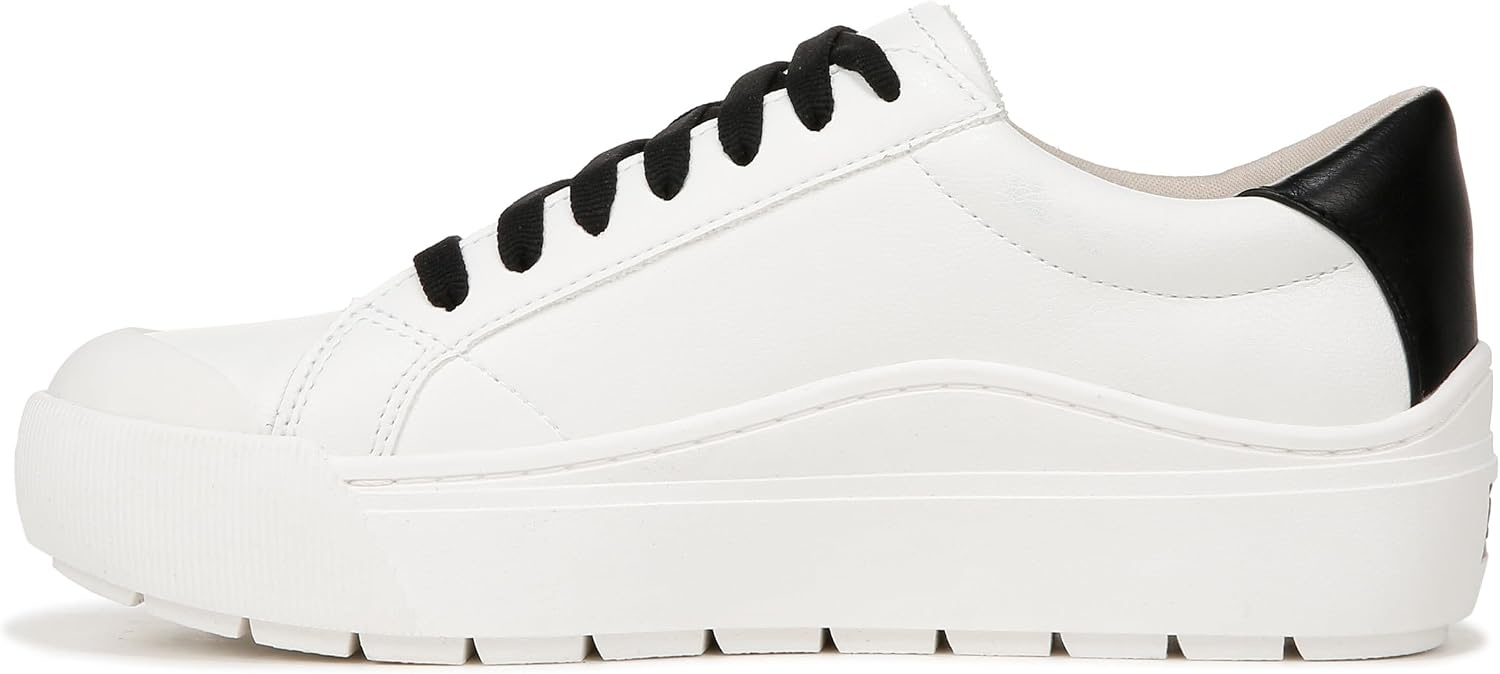 image:imageDr Scholls Shoes Womens Time Off Sneaker Comfortable Walking ShoesWhiteBlack Smooth