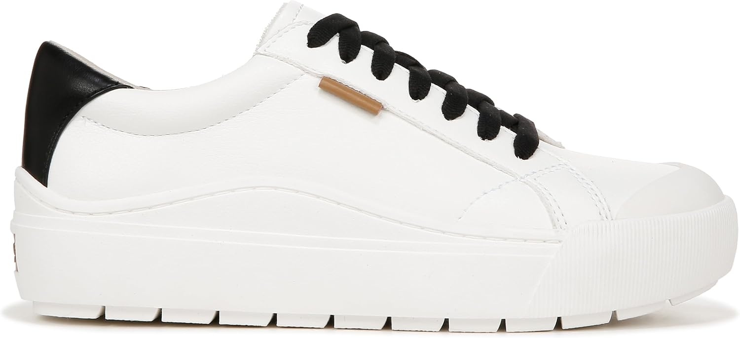 image:imageDr Scholls Shoes Womens Time Off Sneaker Comfortable Walking ShoesWhiteBlack Smooth