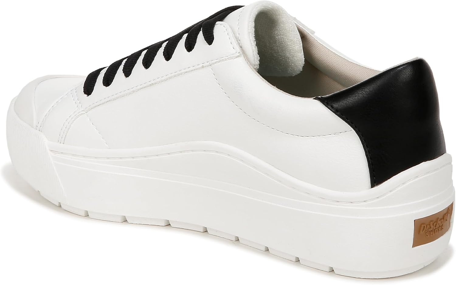image:imageDr Scholls Shoes Womens Time Off Sneaker Comfortable Walking ShoesWhiteBlack Smooth
