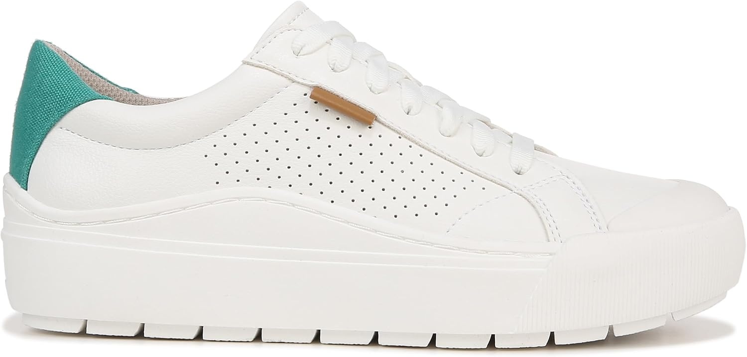 image:imageDr Scholls Shoes Womens Time Off Sneaker Comfortable Walking ShoesWhiteGreen Perf