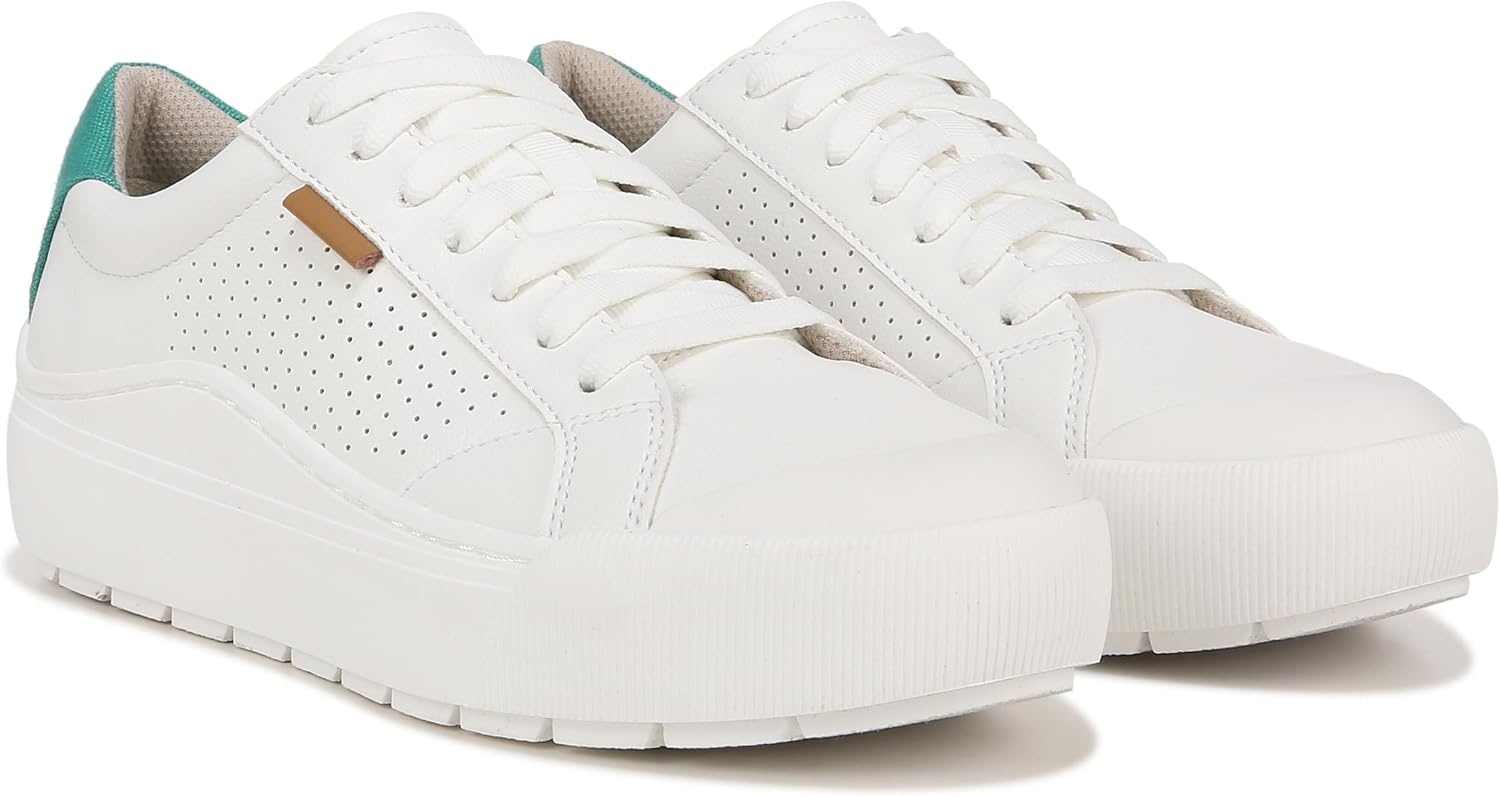 image:imageDr Scholls Shoes Womens Time Off Sneaker Comfortable Walking ShoesWhiteGreen Perf